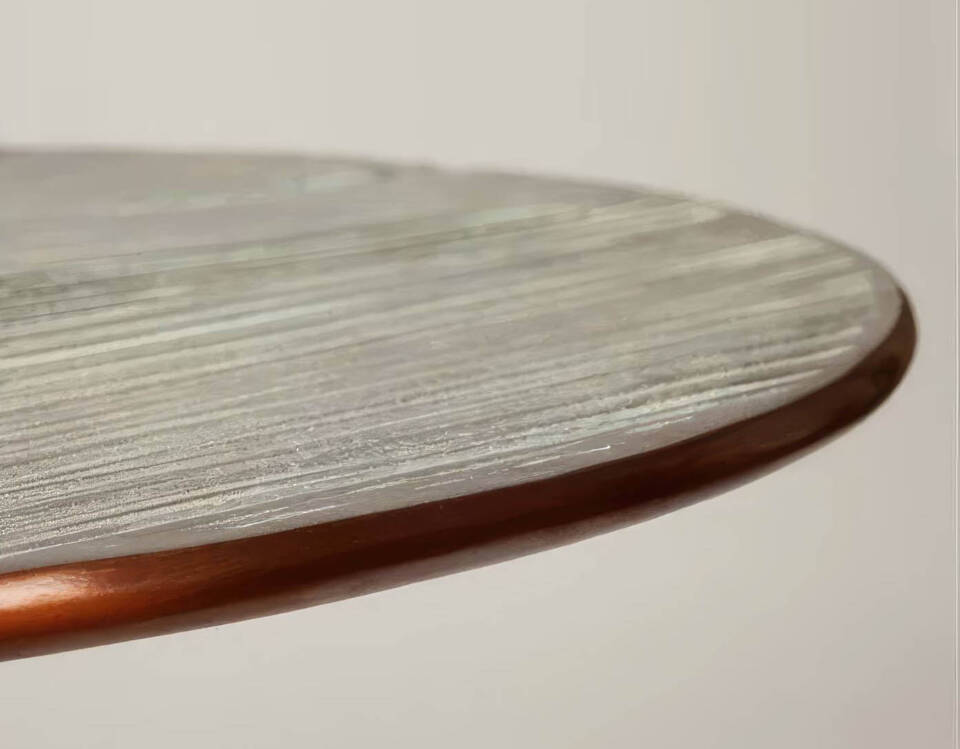 Table guéridon - Bronze patiné